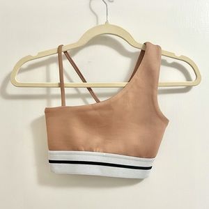 Sivan Ayla Tan + Lines Sport Venice Sports Bra XS